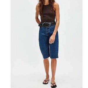 NWT DALA Alley Capris in Flat Blue. Size 25